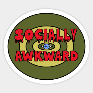 Socially Awkward Sticker